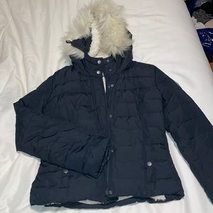 Navy Blue Winter Coat